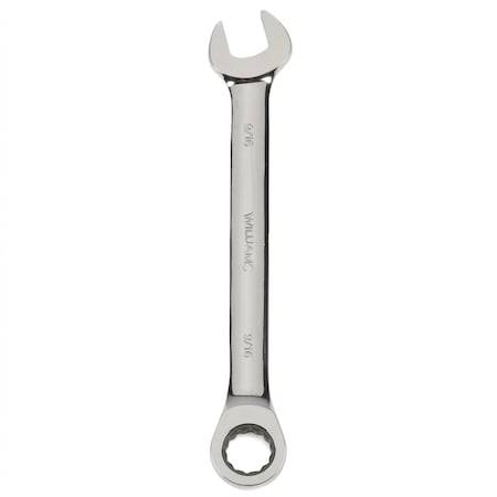 Williams Williams Combo Ratchet Wrench, 9/16", Hi-Polish 1218NRC