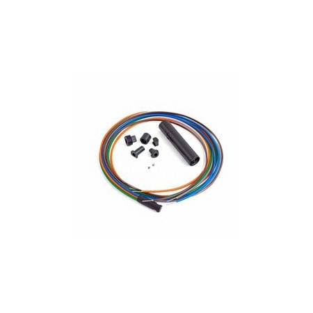 Cable Wholesale 6-Fiber Distribution Break-Out Kit, 3mm Color Coded 40 inch Tubing, Accepts 250um 15F3-03206