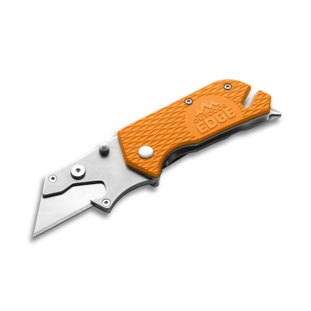 Outdoor Edge Cutlery UTILIPRO, Orange Folding Utility Knife UPB-10C