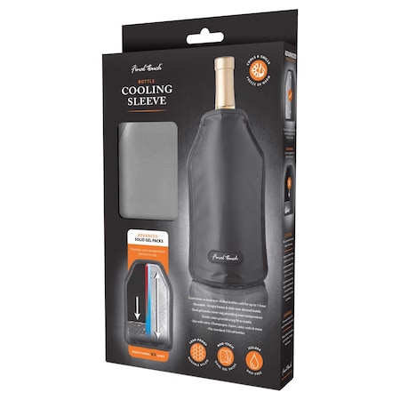Final Touch 25 oz Gray Nylon Wine Chiller FTC8-01