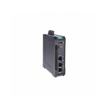 Moxa Industrial next-gen LAN firewall with 2 10/100/1000BaseTX ports, 1 Ethernet- EDF-G1002-BP-T