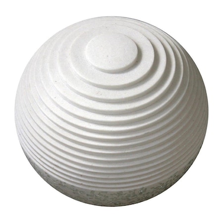 Homeroots 12in White Sandstone Garden Stone 274815