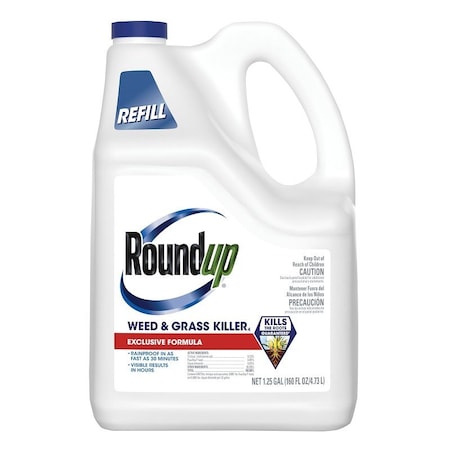 Roundup Weed Killer, Liquid, 1.25 gal 5378004