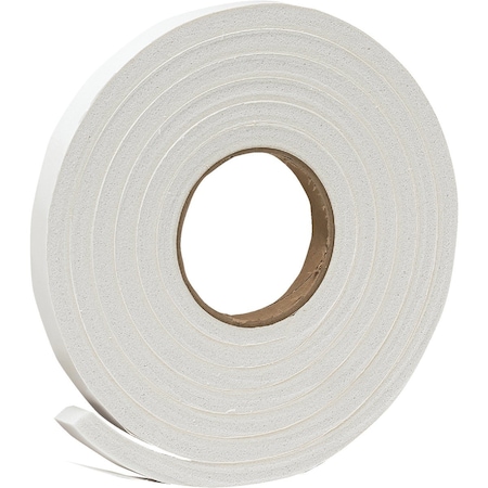Do It Best 3/4'' W x 7/16'' T x 10 Ft. L White Rubber Foam Weatherstrip Tape R734WHDB