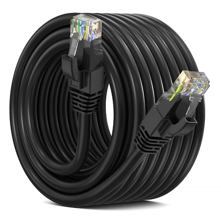 Maximm Cat6 Ethernet Cable 40ft 10Gbps 550MHz UTP, Blue CAT6-CCA-40FTBL