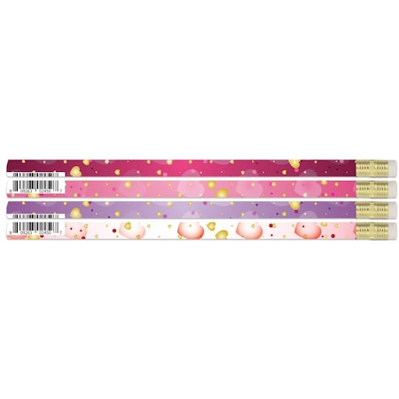 Musgrave Pencil Co Dreamy Hearts Pencils, 144PK D2450/12