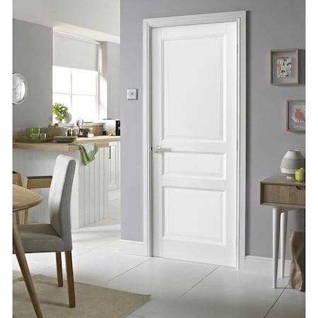 Sartodoors French Interior Door, 18" x 80", White LUCIA31ID-BEM-18