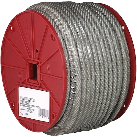 Campbell 1/4''x200 ' Vinyl-Coated Galvanized Clothesline Cable 7000897