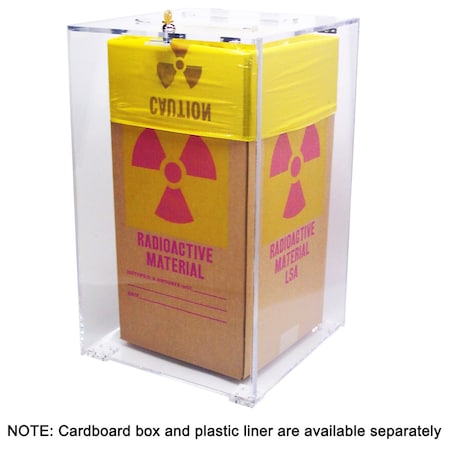 Tuckmar Rad-4 Lock Box, Large Capacity Unit, 16 1/4 x 16 1/4 x 27 Inches, 3/8 Inch Thick RLB-04