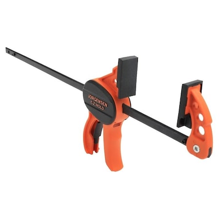Arrow Jorgensen E-Z Hold Bar Clamp, Clamping Range: 8 in, Comfort Grip Handle 33808