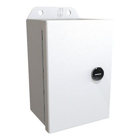 Hammond Latches Electrical Enclosure, 6 in H, 3 in D, 4 in W, 12, 13, 3R, 4, Steel EJ643LG