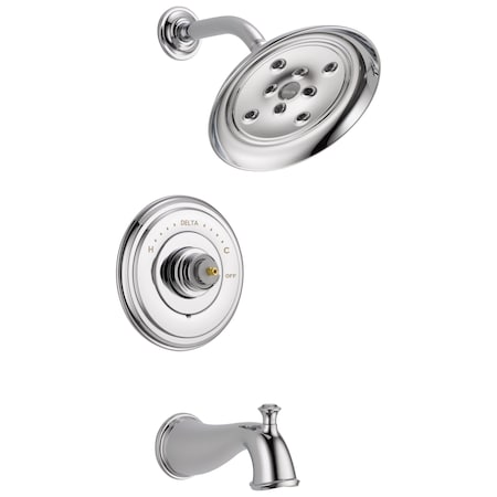 Delta Cassidy Monitor 14 Series H2OKinetic Tub & Shower Trim - Less Handle T14497-LHP