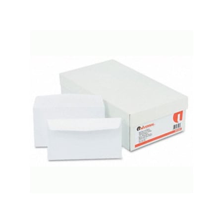 Universal Gummed Plain Envelopes, #6, 3-5/8"W x 6-1/2"H, White, 500/Box, 10 Boxes/Case 35206