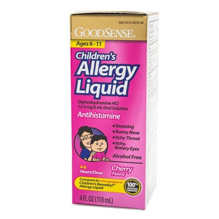 Geiss Destin & Dunn Diphenhydramine Liquid, 12.5/5mL, 118mL 00113037926