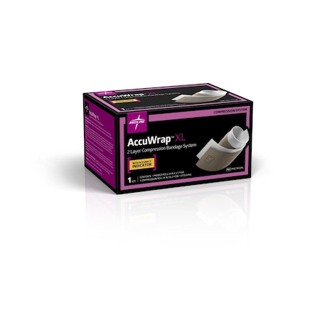 Medline AccuWrap XL 2-Layer Compression Bandage System, 8PK MSC7800XL