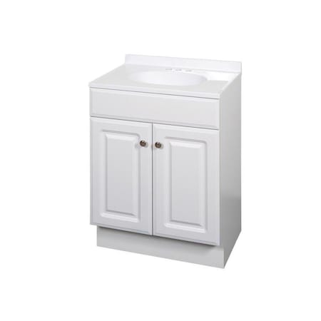 Zenith Products Vanity Combo Single White 24in W X 18in D X 35in H White RBC24WW