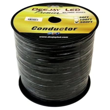 Deejay Led 500 Feet of Raw Twisted Pair RCA Signal Cable TBHRCA500
