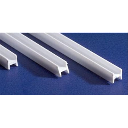 Evergreen 0.06 in. H - Column Styrene Railroad Scratch Building Supply, White EVG281
