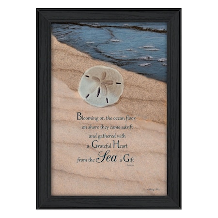 Homeroots A Gift Black Framed Print Wall Art 405548