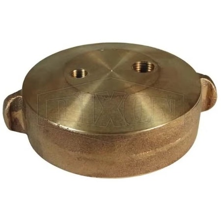Dixon The Right Connection Hose Test Cap, 2-1/2 in, NST, Brass, Domestic NST250TC