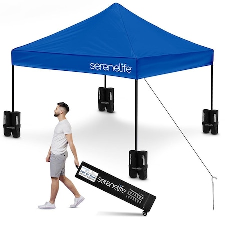 Serenelife Pop Up Canopy Tent 10x10 SLGZ10BU