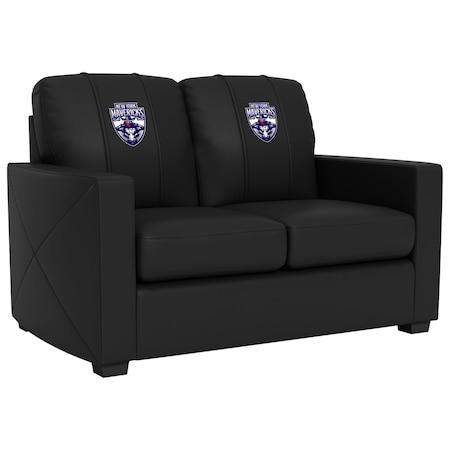 Dreamseat Silver Loveseat with New York Mavericks Primary Logo XZ7759003LSCDBK-PSPBR0045