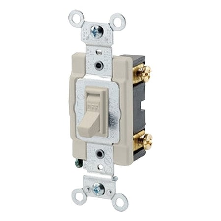 Leviton Toggle Framed Single-Pole, 15 Amp 54501-2I