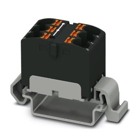 Phoenix Contact PTFIX 6X4-NS35A BK Distribution block 3273672