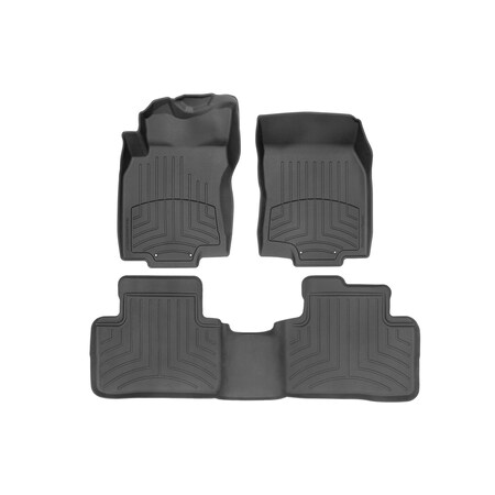 Weathertech Black, Front and Rear FloorLiner HP 44630-1-2IM
