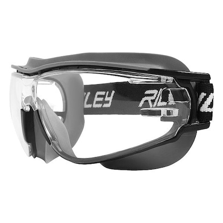 Globus Safety Glasses, Black, Clear Riley Sparta Compact Goggle Clear