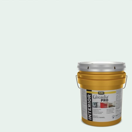 Rodda Paint Rodda Cascadia PRO Interior Paint and Primer in One, Semi-gloss, 5 Gallon, Snowdrift 4500015-EX286/Snowdrift