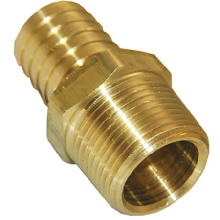 Westlake Pipe & Fittings 3/8'' MPTx5/8'' Brass Hose Barb Adapter 17-7737