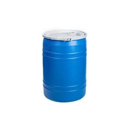 Greif 30 Gallon Open Head Plastic Drum with lever lock ring DRPL00070NA20002