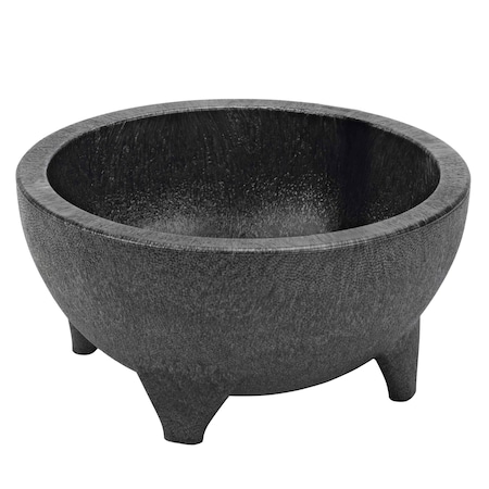 Service Ideas Molcajete Bowl, 56 Ounce, Black MB56BL