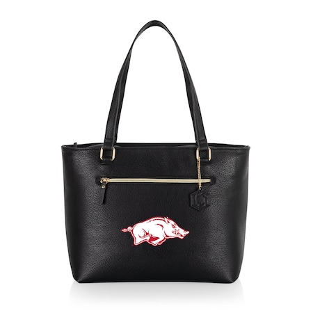 Picnic Time Family Of Brands NCAA Arkansas Razorbacks Uptown Cooler Tote Bag - Insulated Lunch Bag 743-01-179-034-0