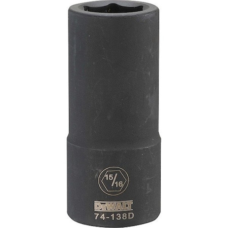 Dewalt Deep Impact Socket, 3/4in, 15/16in SAE DWMT74138OSP