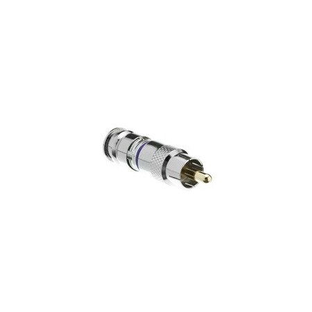 Cable Wholesale RG6 RCA Compression Connector (Purple Band) (25pcs/bag) 31X4-31225