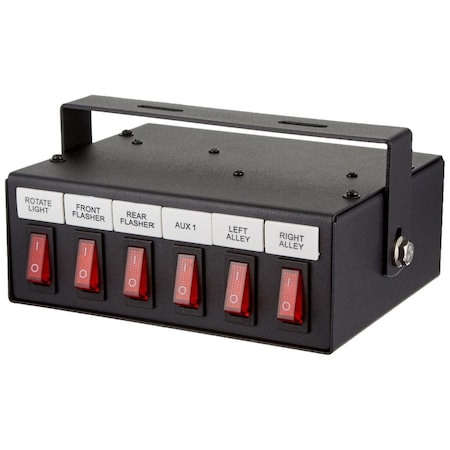 Backseat 6-Function Illuminated-on Switch Box BA3705573