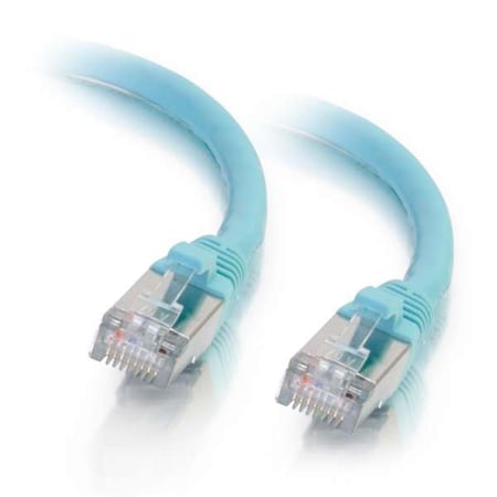 Fasttrack 6 ft. Cat6a Snagless Shielded-STP Ethernet Network Patch Cable - Aqua FA987475