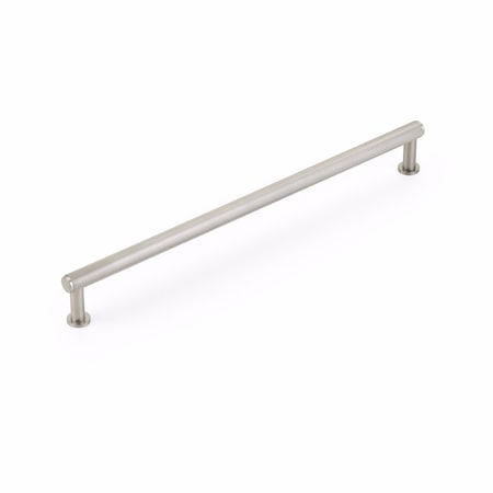 Schaub 10in Center to Center Pub House Knurled Cabinet Pull Brushed Nickel Finish 5010-BN