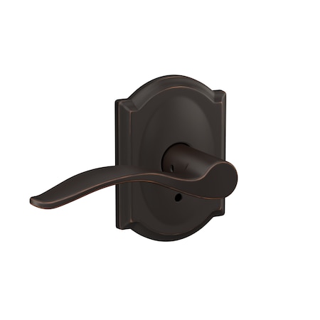 Schlage Residential Schlage Custom Pennant Lever with Camelot Rose Passage and Privacy Lock with 16600 Latch and FC21PEN716CAM