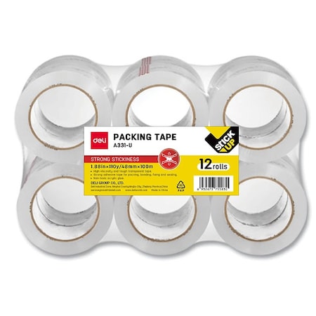 Deli Packing Tape 110yd x 1.88in, 3in Core, Clear, 36PK EA331-U