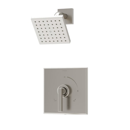 Symmons Duro HydroMersion Single Handle Shower Trim Kit with Escutcheon - 1.5 GPM (Valve Not Included) 3691STN15TRM