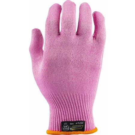 Ironwear 13 Gauge Multi Fiber Knit A5 Cut Resistant Glove, Pink, Large 4972-P-LG