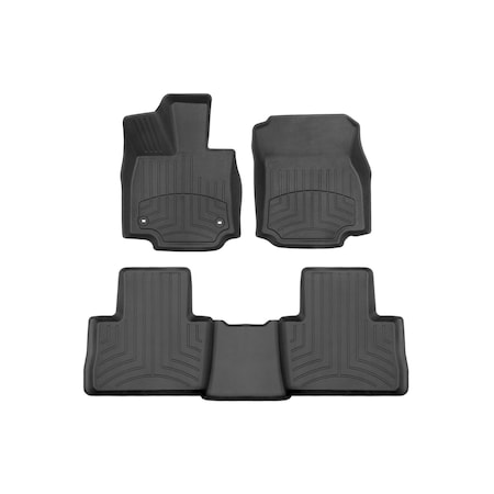 Weathertech Black, Front and Rear FloorLiner HP 441516-1-2IM
