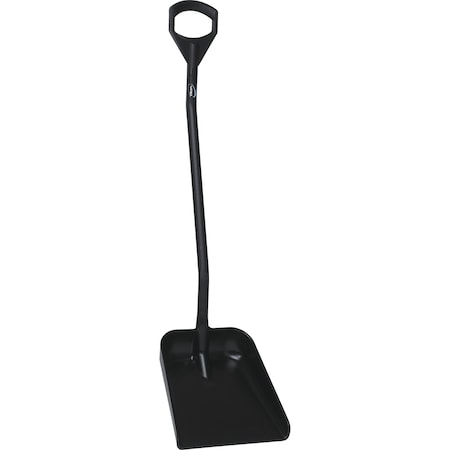 Vikan Ergonomic Shovel- Large Blade, Black 56019