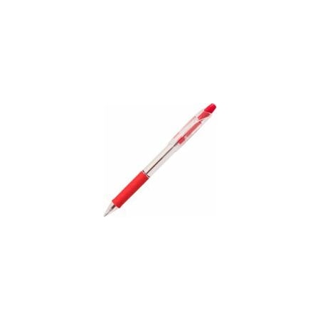 Pentel Recycled Retractable R.S.V.P. Pens, 1 mm Medium Pen Point, Refillable, Retractable, Red Ink, 12PK BK93-B