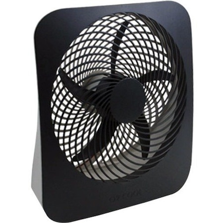 Treva/O2Cool Compact Fan, 2 Speeds, Gray, AC Adapter FD10002A