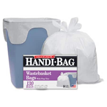Webster Handi-Bag Wastebasket Bags - Black WBIHAB6FT60CT