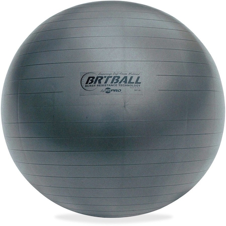 Champion Sports Exercise Ball, Flexton Silpower, 53cm, Gray BRT53
